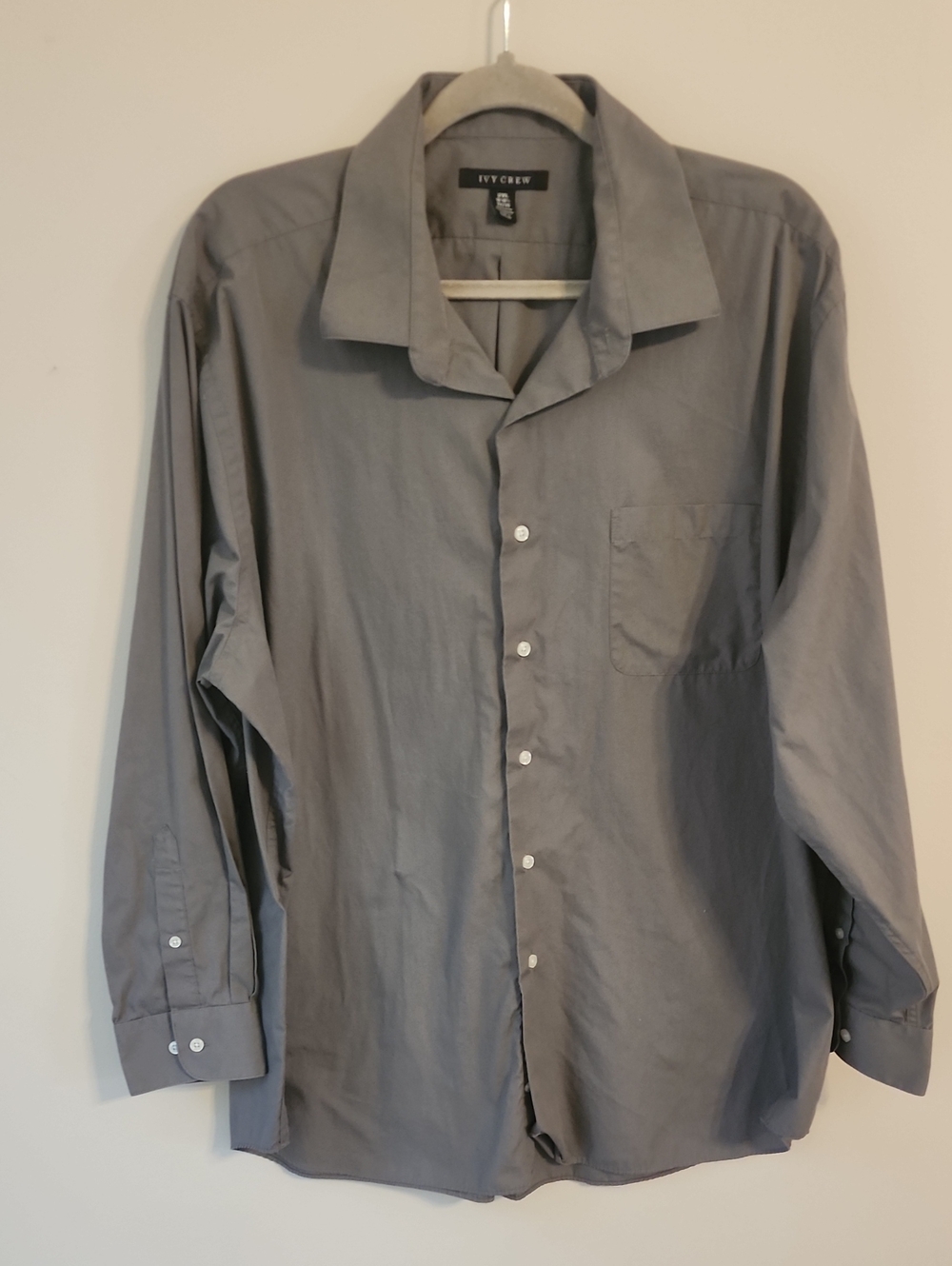 Ivy Crew Grey Button Up